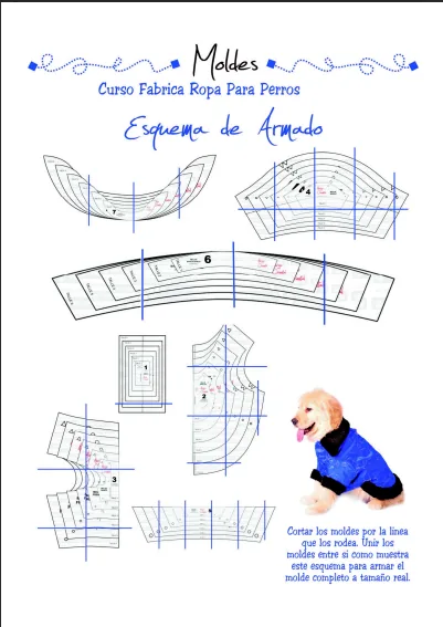 Páginas digitais de moldes